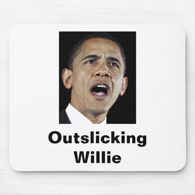 Outslicking Willie Mouse Pad (Front)