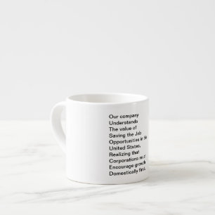 OUTSOURCED - This mug has a hidden message!