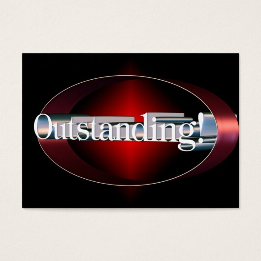 Outstanding ACEO Trading Card (Front)