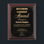 Outstanding Leadership for Boss or Leader Award Plaque<br><div class="desc">Award to recognize your favorite Employee. Let them know how much you appreciate them.</div>