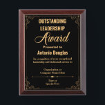 Outstanding Leadership for Boss or Leader Award Plaque<br><div class="desc">Award to recognize your favorite Employee. Let them know how much you appreciate them.</div>