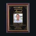 Outstanding Leadership for Boss or Leader Award Plaque<br><div class="desc">Award to recognize your favorite Employee. Let them know how much you appreciate them. custom photo and text</div>