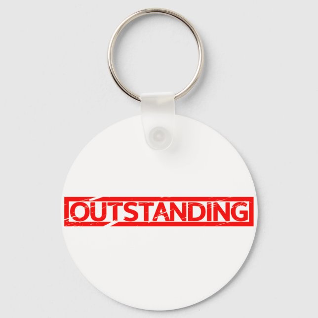 Outstanding Stamp Keychain (Front)