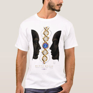 OUTTA SPACE — Golden DNA Shadow Masks — MATERIA T-Shirt