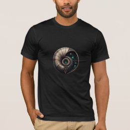 OUTTA SPACE — Shell Galaxy Inside T-Shirt