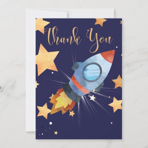 Outta Space Thank You Card