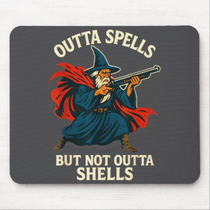 Outta Spells But Not Outta Shells Vintage  Mouse Pad