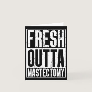 Outta Surgery - Breast Cancer Awareness Mastectomy Card