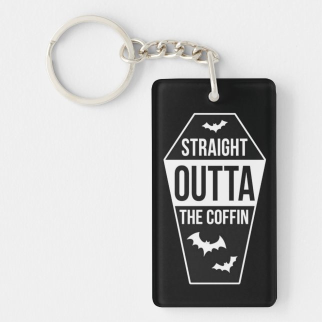 Outta The Coffin Keychain (Front)