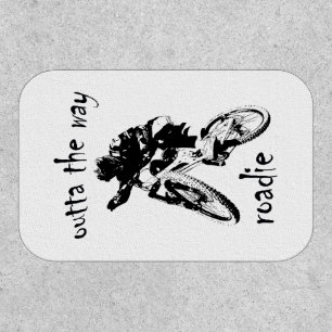 Outta The Way Roadie Mountain Bike Patch