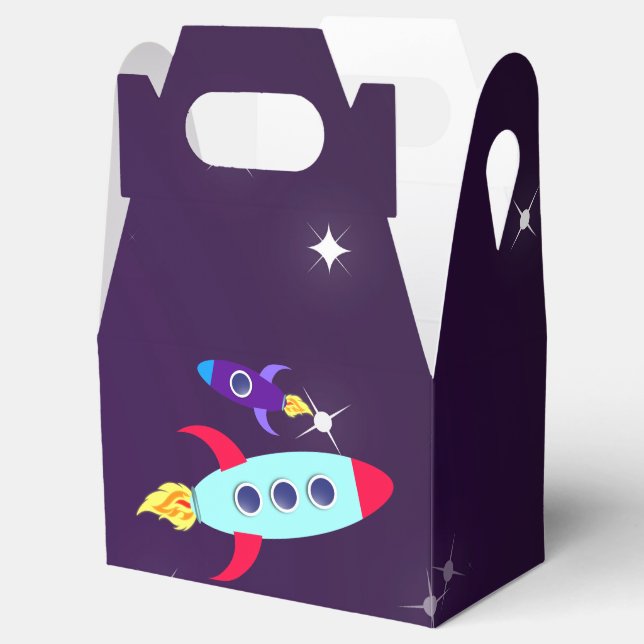 Outta This World! Girl Favor Boxes (Opened)