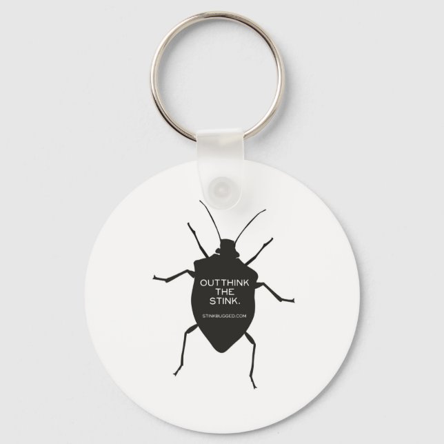 Outthink The Stink (Bug) Keychain (Front)