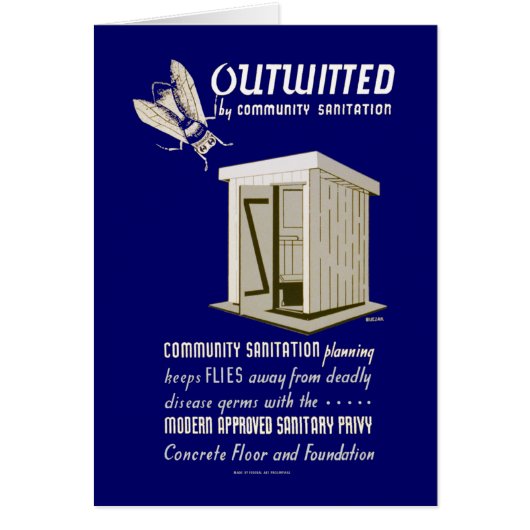 Outwitted by Community Sanitation Cards (Front)