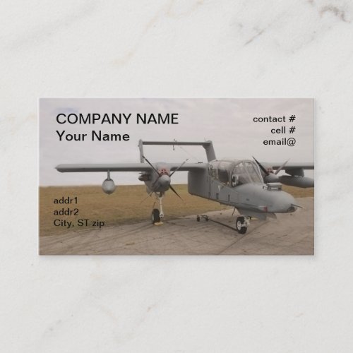 OV-10 Bronco Business Card Templates