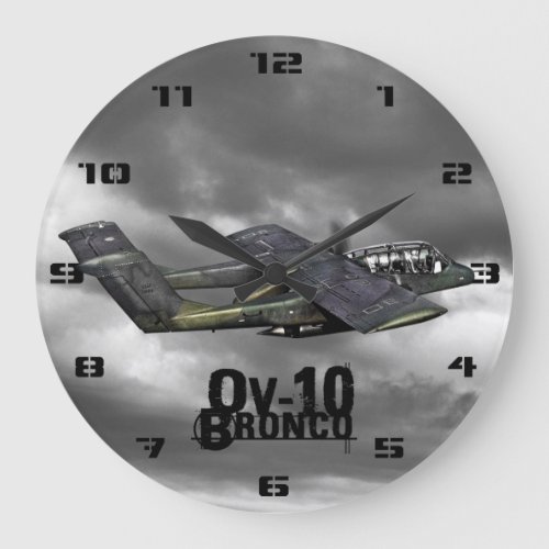 OV_10 Bronco Large Clock