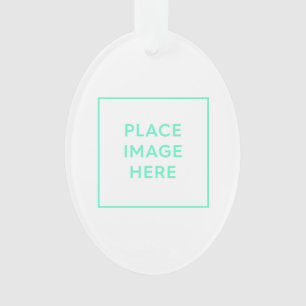 Oval Acrylic Ornament