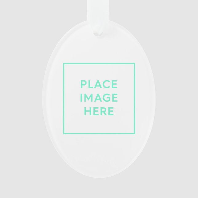 Oval Acrylic Ornament (Front)