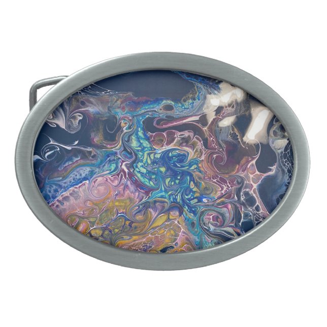 Oval belt buckle (Front)