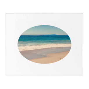 Oval Border Horizontal Photo 20" x 16" Acrylic Print