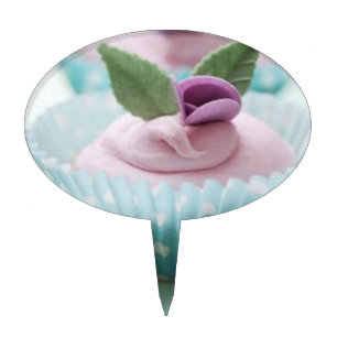 Oval Cake Cupcake Topper