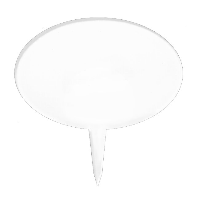 Oval Cakepick (Front)