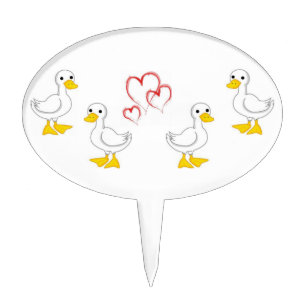 Oval CakePick Duck
