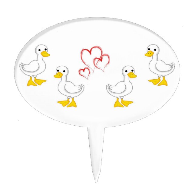 Oval CakePick Duck (Front)