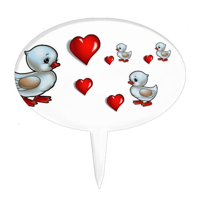 Oval CakePick Duck (Front)