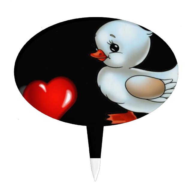 Oval CakePick Duck (Front)