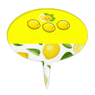 Oval CakePick Floral