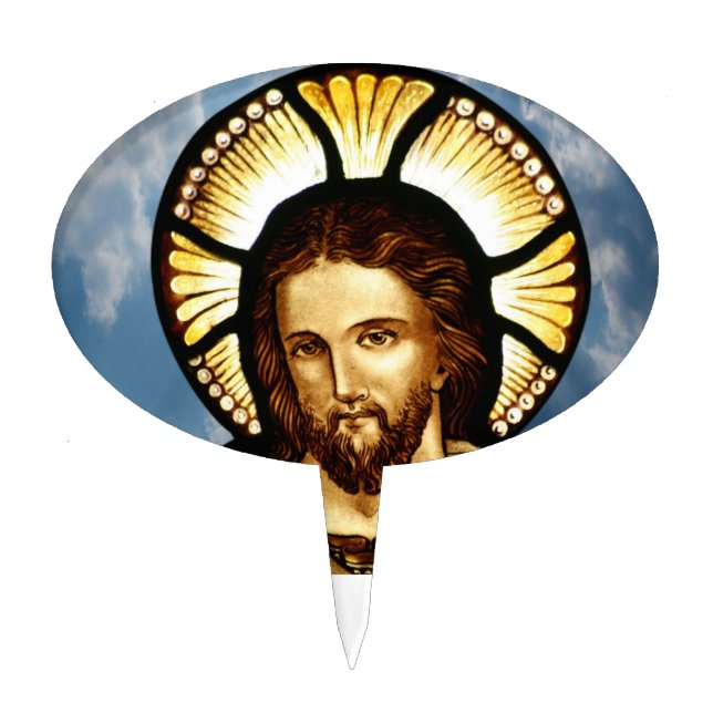 Oval CakePick Jesus (Front)