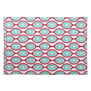 Oval Chains  Cloth Placemat