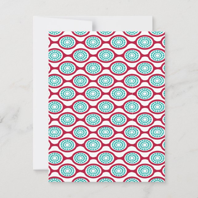 Oval Chains  Note Card (Front)