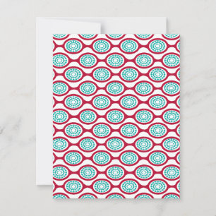 Oval Chains Note Card