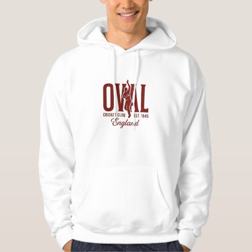 Oval Cricket Club England Est 1845 Hoodie
