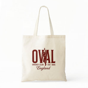 Oval Cricket Club England Est 1845 Tote Bag