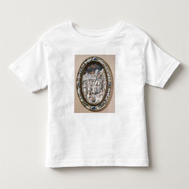 Oval dish toddler t-shirt (Front)