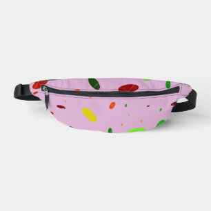 Oval Fun on Pink Fanny Pack