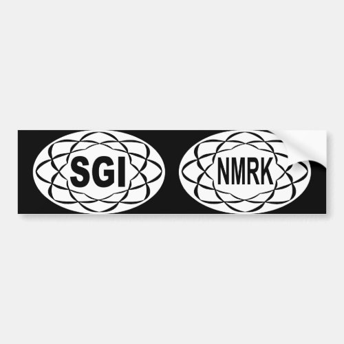 Oval Nichiren SGI Auto Sticker