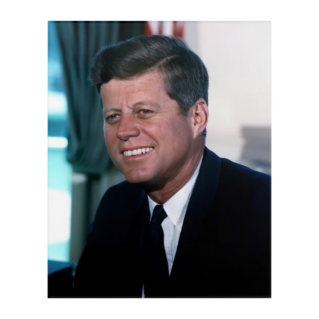 Oval Office of President John F. Kennedy Acrylic Print (Front)
