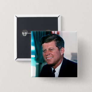 Oval Office of President John F. Kennedy Button
