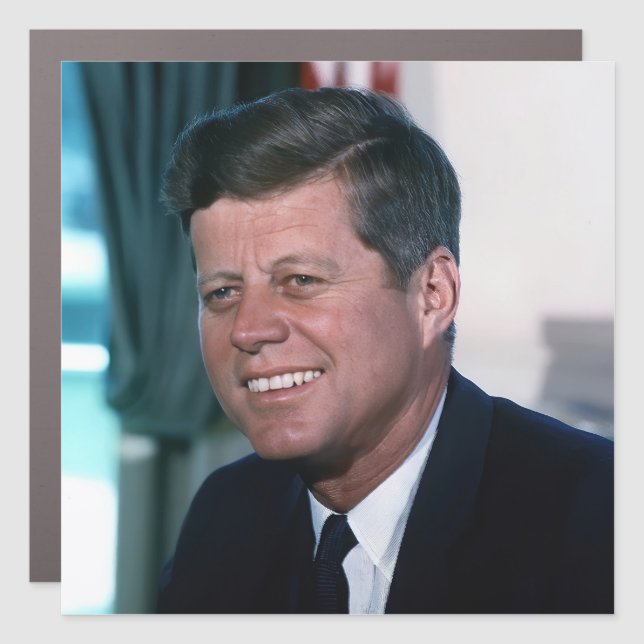 Oval Office of President John F. Kennedy Car Magnet (Front)