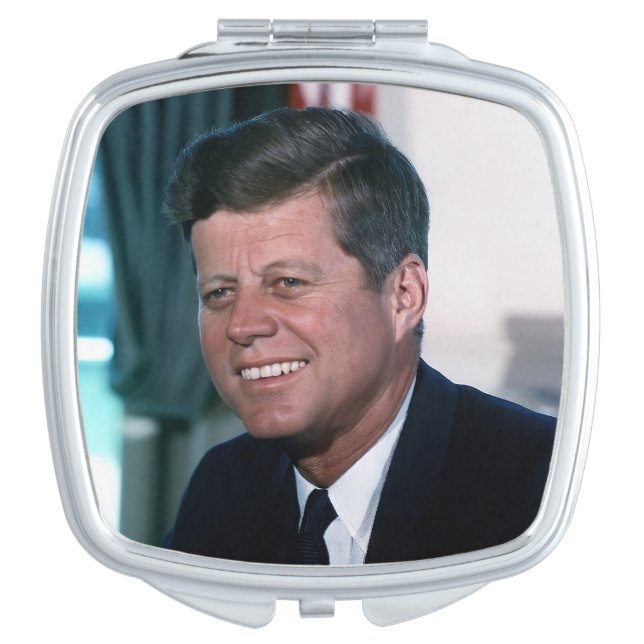 Oval Office of President John F. Kennedy Compact Mirror (Front)
