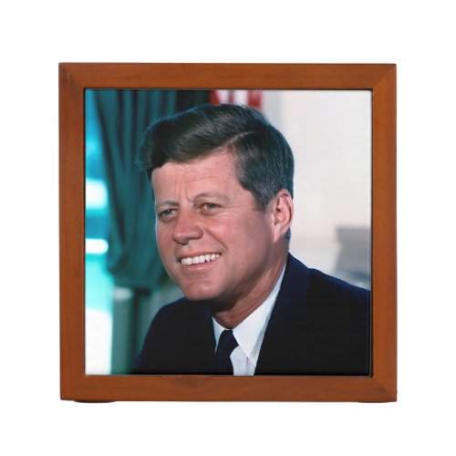 Oval Office of President John F Kennedy Desk Organizer