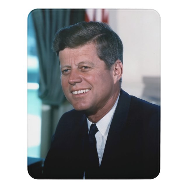 Oval Office of President John F. Kennedy Door Sign (Contemporary Vert)