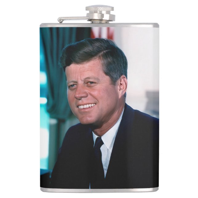 Oval Office of President John F. Kennedy Flask (Front)