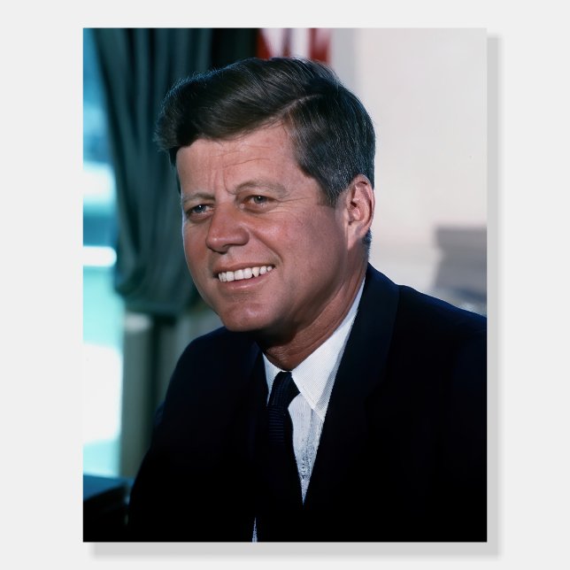 Oval Office of President John F. Kennedy Foam Board (Front)