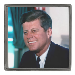 Oval Office of President John F. Kennedy Gunmetal Finish Lapel Pin