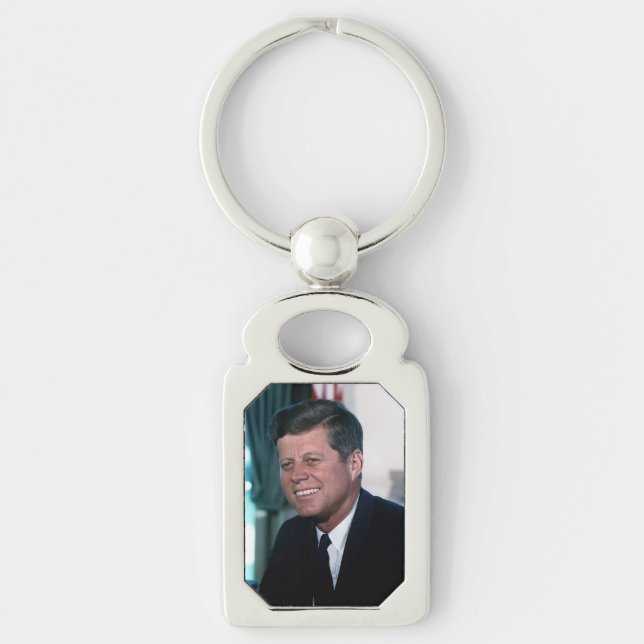 Oval Office of President John F. Kennedy Keychain (Front)