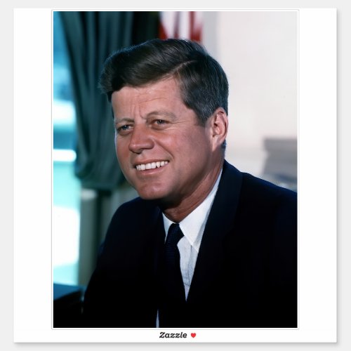 Oval Office of President John F Kennedy Sticker
